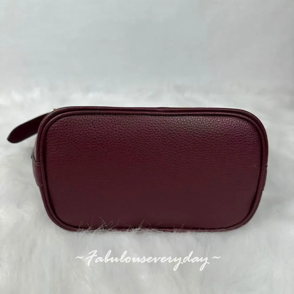 COACH Jude Duffle Bag Crossbody in Leather/Gold/Dark Wine CBH18 NWT